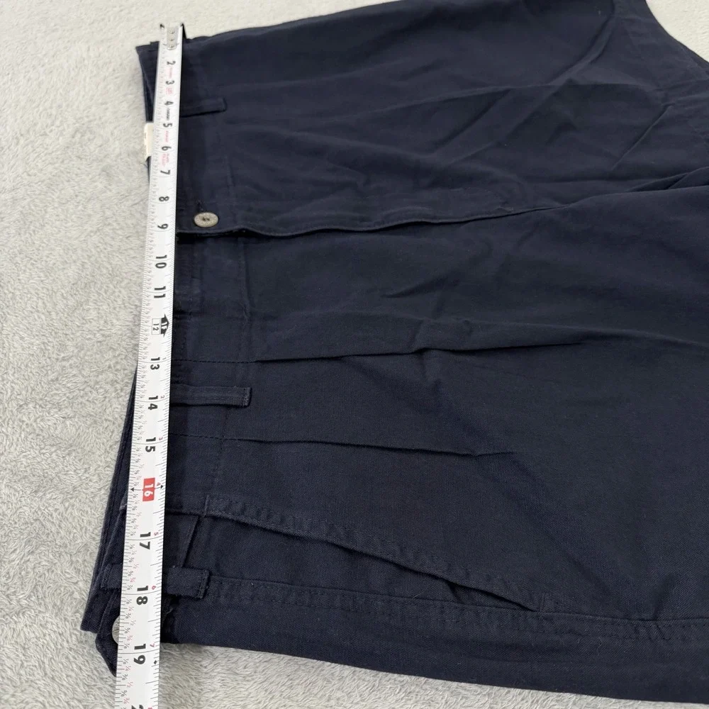 VTG Levi's x Dockers Pleated Shorts Mens 38 Blue Cotton Golf Classic USA 90s NWT